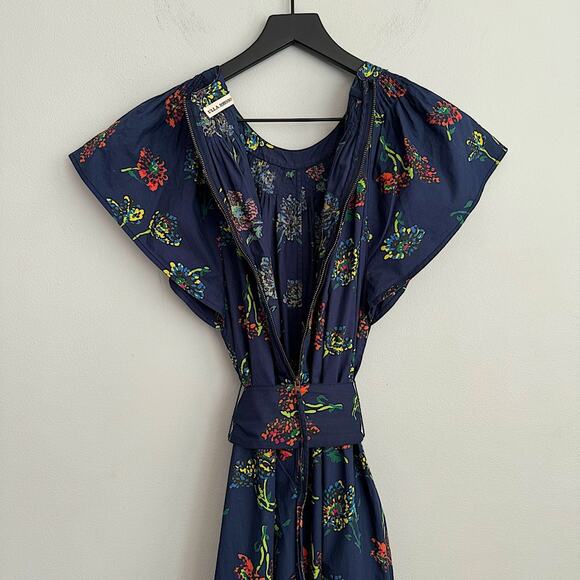 Ulla Johnson Coralie Wide Leg Jumpsuit in Midnight Floral Print - Picture 11 of 16